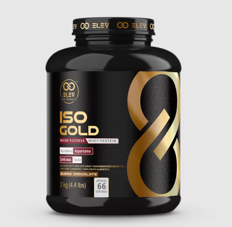 Elev Nutrition ISO Gold Whey Protein Isolate 2 KG 65 serving